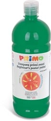 Gebrauchsfertige Plakatfarbe für Anfänger von Primo, 1000-ml-Flasche mit Fließverschluss dunkelgrün