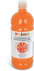 Gebrauchsfertige Posterfarbe von Primo, 1000-ml-Flasche mit Fließverschluss, Orange