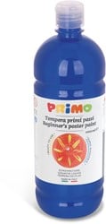 Gebrauchsfertige Posterfarbe für Anfänger von Primo, 1000-ml-Flasche mit Dosierverschluss, Ultramarin