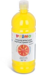 Gebrauchsfertige Posterfarbe von Primo, 1000-ml-Flasche mit Durchflusskontrollkappe, gelb