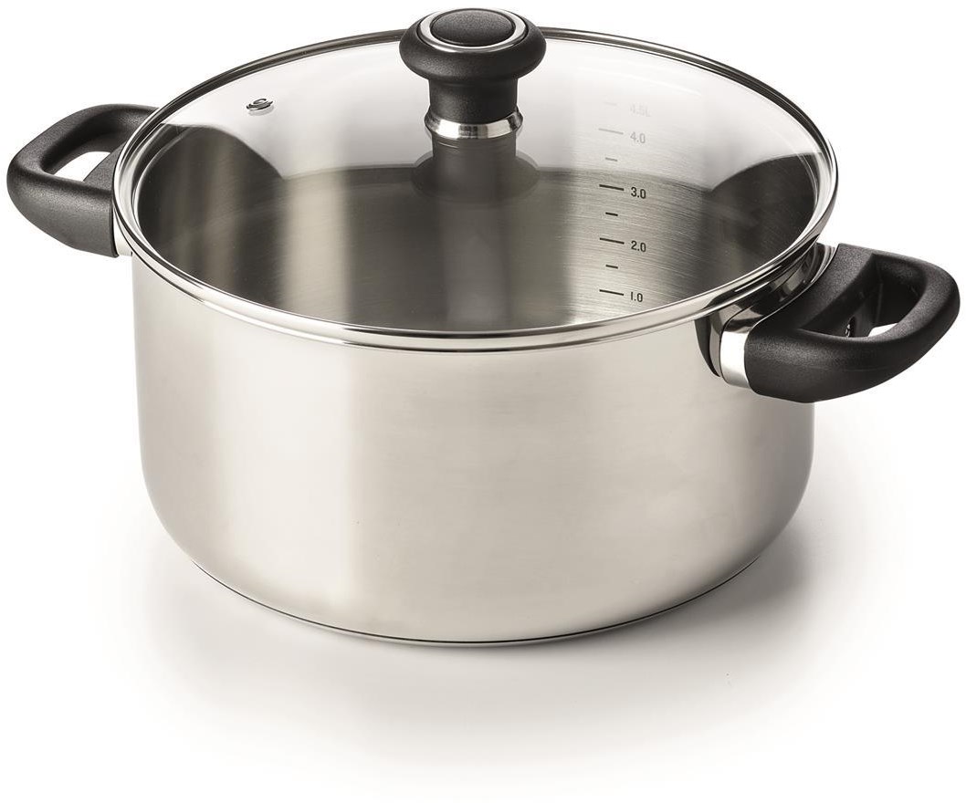 Edelstahl Kochtopf mit Deckel 20 cm