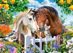 Castorland Puzzle Best Friends - 100 Teile - Tierpuzzle
