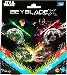 Hasbro Beyblade X Star Wars Luke Skywalker und Darth Vader Set - Spielzeug