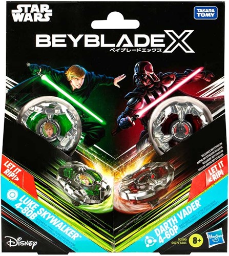 Hasbro Beyblade X Star Wars Luke Skywalker und Darth Vader Set - Spielzeug