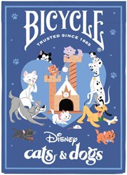 Bicycle Spielkarten Disney Katzen und Hunde - Premium Kartenspiel
