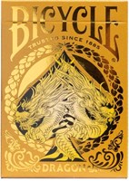 Bicycle Premium Spielkarten - Gold Dragon - Poker - Sammelkarten