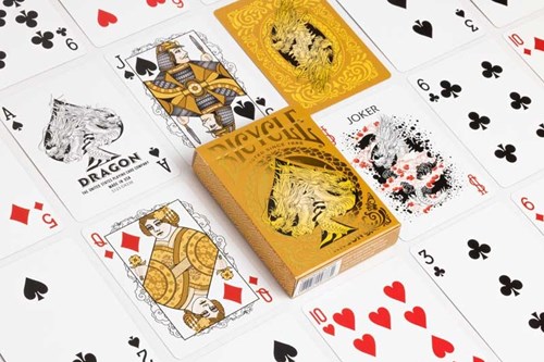 Bicycle Premium Spielkarten - Gold Dragon - Poker - Sammelkarten-2