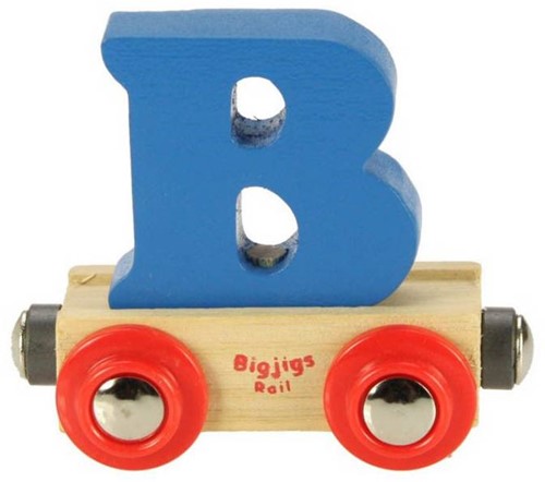 Bigjigs Rail Rail Buchstabenzug B (Der Lieferumfang umfasst nur EIN Stück)