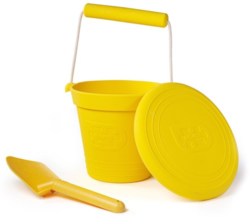 Bigjigs eco schep - honinggeel