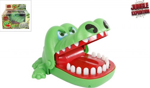 Beißendes Krokodil Spiel Jungle Expedition Krokodil Spielzeug 16x13,5x8,5cm-2