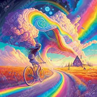 Yazz Puzzle Bikable - Fahrrad Motiv 1023 Teile Multicolor