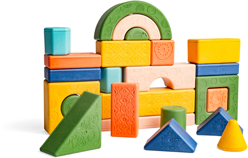 Tiger Tribe Bio-Bausteine Deluxe Bauset - nachhaltiges Spielzeug