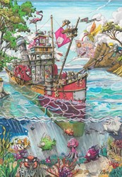 Grafika Puzzle Bird Island - 1000 Teile Karton Lernspiel