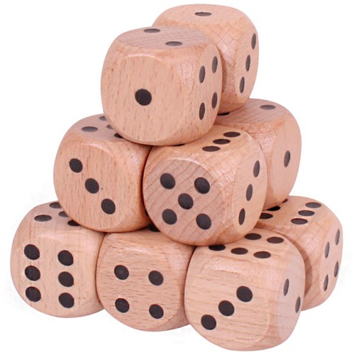 Bigjigs Natürliche Riesenwürfel (12)
