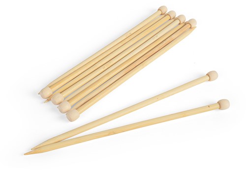 Bigjigs Toys *Knitting Needles Bamboo (Pk 10)