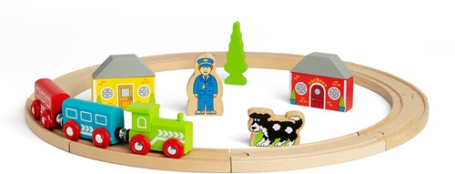 Bigjigs Holzeisenbahn - Mein erstes Schienenset