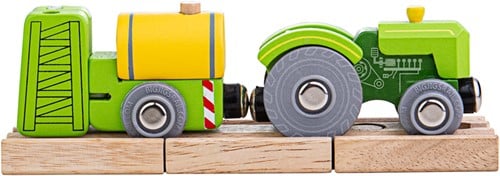 Bigjigs Traktor & Feldspritze (4)