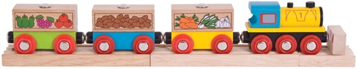 BigJigs Obst und Gemüse Zug