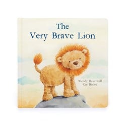 Jellycat Kinderbuch Leo das tapfere Löwenbuch kuschelig Geschenk
