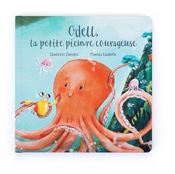 Jellycat Odell La Petite Pieuvre Courageuse Livre (Das furchtlose Oktopus Buch)