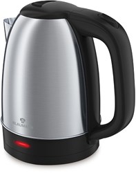 Blaumann Wasserkocher schwarz silber Edelstahl 1,7L 1800W Küchengerät