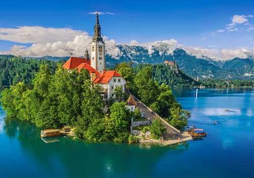 Castorland Puzzle Bled Slowenien - 500 Teile Puzzle