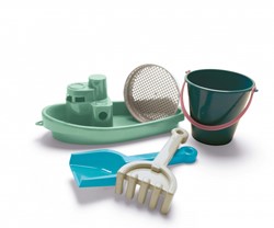 Dantoy strandset boot in visnet eco 5 delig