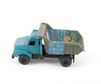 Dantoy Kippwagen Blue Marine Toys nachhaltiges Spielzeug 15 cm-2