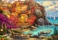 Bluebird Puzzle A Beautiful Day at Cinque Terre - 2000 Teile