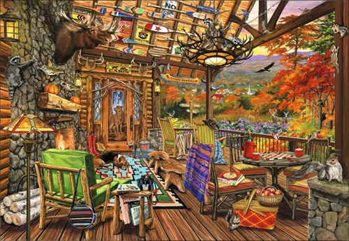 Bluebird Puzzle Puzzle Adirondack Porch - 1000 Teile Puzzle