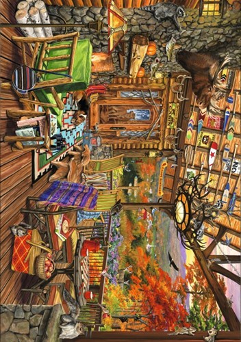 Bluebird Puzzle Adirondack Porch - 2000 Teile