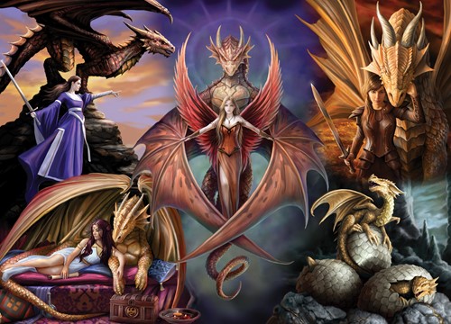Bluebird Puzzle Anne Stokes - Dragon Fellowship - 1000 Teile