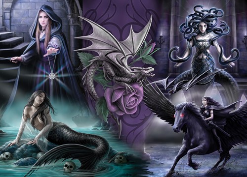 Bluebird Puzzle Anne Stokes - Gothic Dreams - 1000 Teile