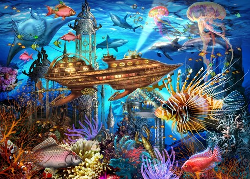 Bluebird Puzzle Aqua City - 1500 Teile