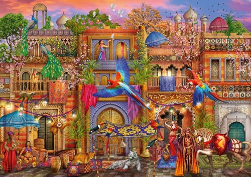 Bluebird Puzzle Arabian Street - 4000 Teile Fantasie-Puzzle