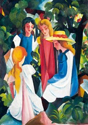 Bluebird Puzzle Puzzle Four Girls 1913 - 1000 Teile