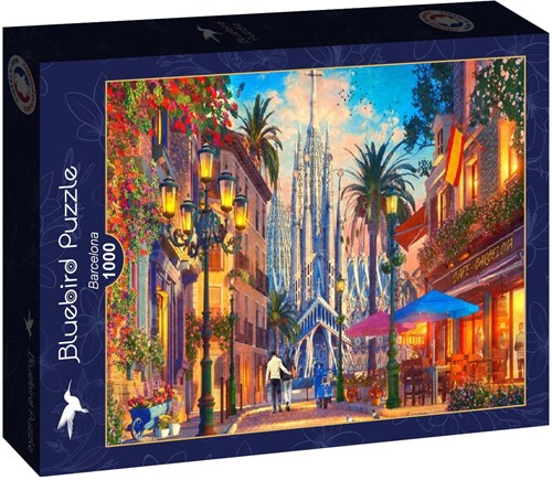 Bluebird Puzzle Barcelona - 1000 Teile buntes Spielzeug Puzzle-2
