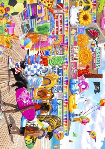 Bluebird Puzzle Beach Shop - 2000 Teile