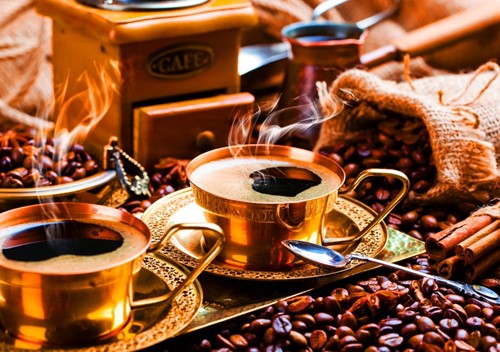 Bluebird Puzzle Black Coffee in Oriental Style - 1000 Teile