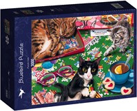 Bluebird Puzzle Katzen-Puzzle - 3000 Teile Tierpuzzle-2