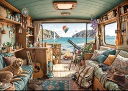 Bluebird Puzzle Camping Coast - 500 Teile Puzzle für Erwachsene