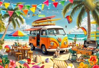 Bluebird Puzzle Strand Wohnmobil Puzzle - 1000 Teile