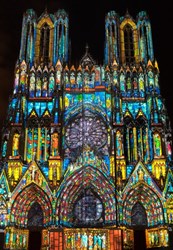 Bluebird Puzzle Puzzle Cathédrale de Reims en Lumière - 1000 Teile Karton