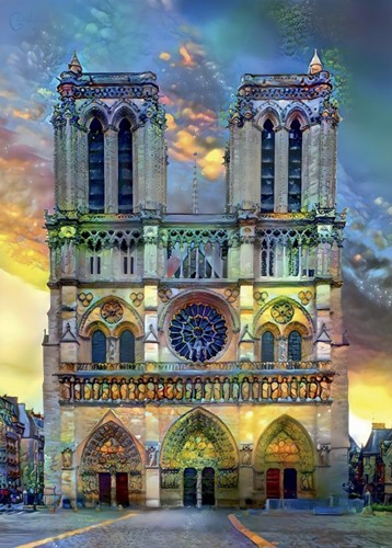 Bluebird Puzzle Cathédrale Notre-Dame de Paris - 500 Teile