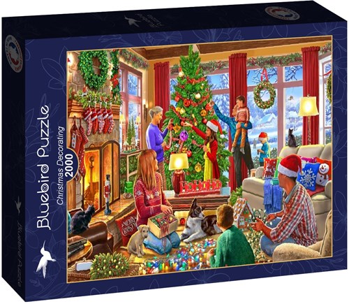 Bluebird Puzzle Weihnachts-Puzzle Christmas Decorating - 2000 Teile-2