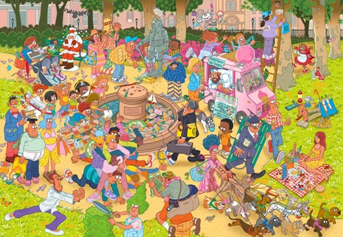 Bluebird Puzzle Chuckle Park - 1000 Teile