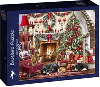 Bluebird Puzzle Puzzle Cosy Fireplace - 2000 Teile Weihnachten-2