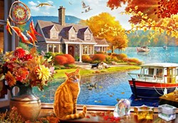 Bluebird Puzzle Herbst-Legespiel Crisp Fall View - 1000 Teile Puzzle