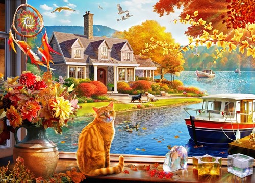 Bluebird Puzzle Crisp Fall View - 500 Teile