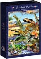 Bluebird Puzzle Dinosaurier Sonnenuntergang Puzzle - 300 Teile für Kinder-2
